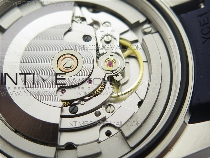 Conquest L3.840.4.56.6 Real Ceramic Bezel SS ZF 1:1 Best Edition Blue dial On Rubber Strap A2824